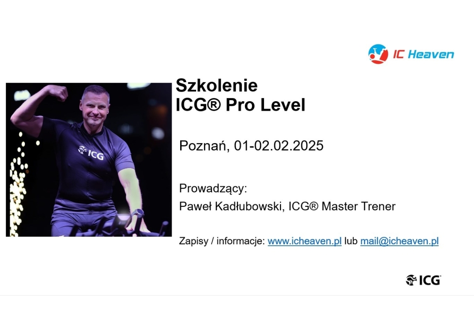 ICG PRO LEVEL Poznań 2025